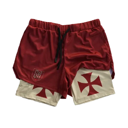 Saint Kaizen Crusader Cross Performance Shorts (1)
